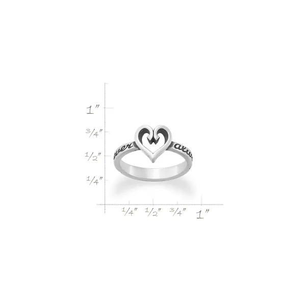 James Avery Artisan Jewelry Rings-Forever And Always Heart Ring