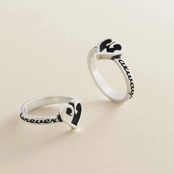 James Avery Artisan Jewelry Rings-Forever And Always Heart Ring