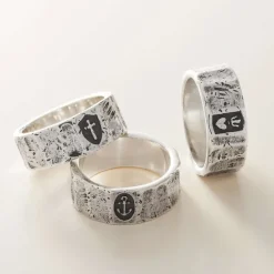 James Avery Artisan Jewelry Rings-Forged Faith, Hope And Love Ring