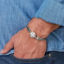 James Avery Artisan Jewelry Bracelets-Forged In Faith Link Bracelet