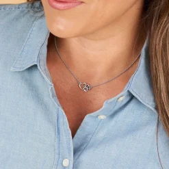 James Avery Artisan Jewelry Necklaces And Chains-Furry Friends Heart Necklace
