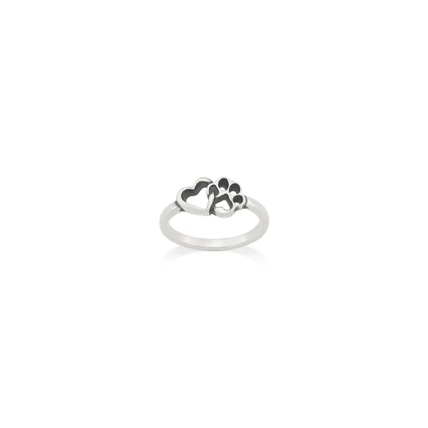 James Avery Artisan Jewelry Rings-Furry Friends Heart Ring