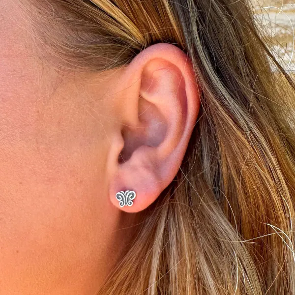 James Avery Artisan Jewelry Earrings-Garden Butterfly Studs