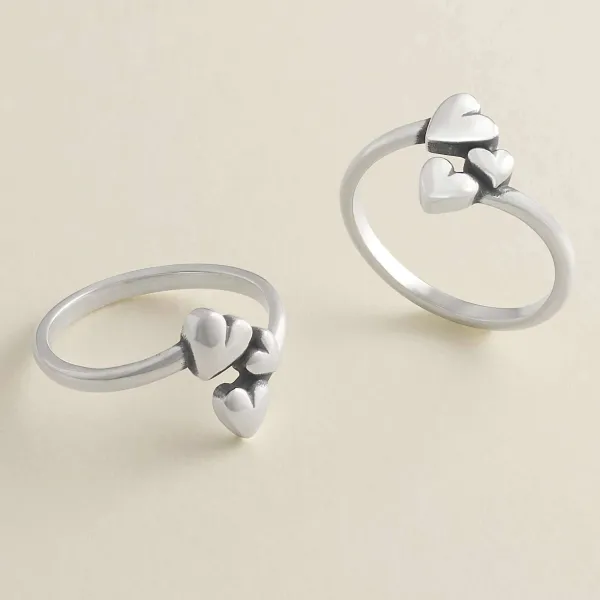 James Avery Artisan Jewelry Rings-Gathered Hearts Ring