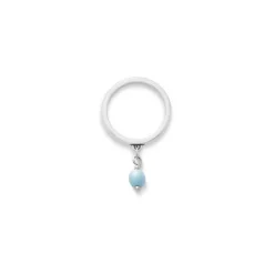 James Avery Artisan Jewelry Rings-Glass Enhancer Bead Dangle Ring