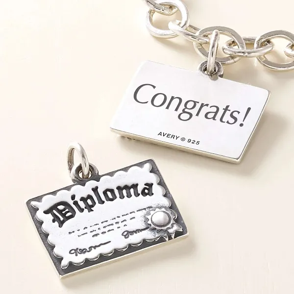 James Avery Artisan Jewelry Charms-Graduation Diploma Charm