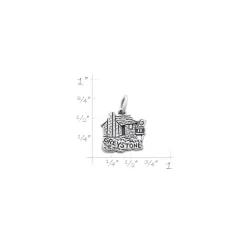 James Avery Artisan Jewelry Charms-Greystone Cabin Charm