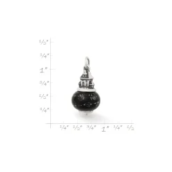 James Avery Artisan Jewelry Charms-Haunted House Art Glass Charm
