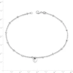 James Avery Artisan Jewelry Bracelets-Heart Drop Anklet