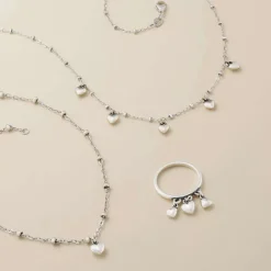 James Avery Artisan Jewelry Necklaces And Chains-Heart Drops Necklace