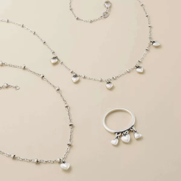 James Avery Artisan Jewelry Necklaces And Chains-Heart Drops Necklace