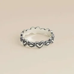 James Avery Artisan Jewelry Rings-Hearts And Beads Ring