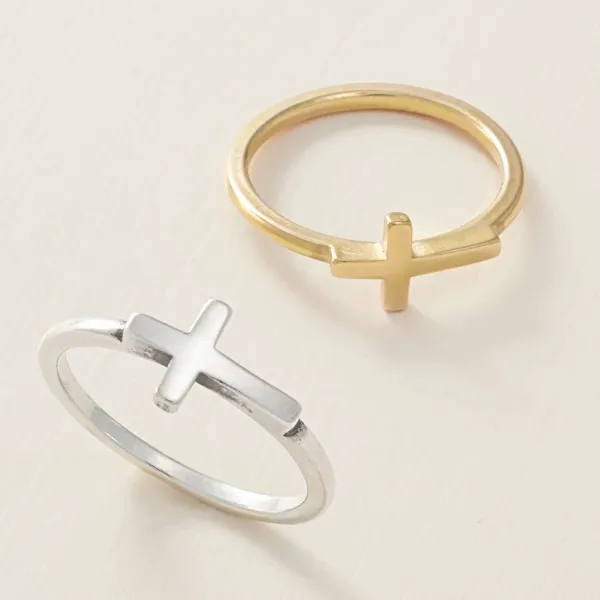 James Avery Artisan Jewelry Rings-Horizon Cross Ring