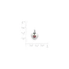 James Avery Artisan Jewelry Charms-Keepsake Heart Birthstone Charm