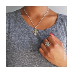 James Avery Artisan Jewelry Rings-La Vida Nueva Cross Ring
