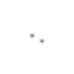 James Avery Artisan Jewelry Earrings-Love My Pet Heart Studs