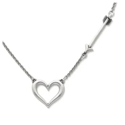 James Avery Artisan Jewelry Necklaces And Chains-Love Struck Heart Necklace