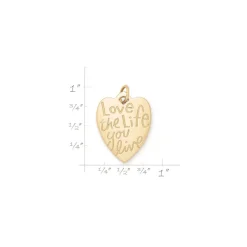 James Avery Artisan Jewelry Charms-Love The Life You Live Charm