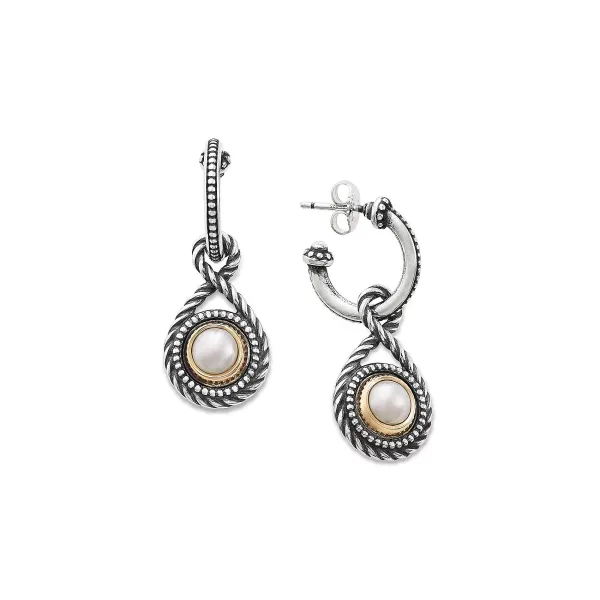 James Avery Artisan Jewelry Earrings-Marjan Gemstone Hoop Dangle Earrings
