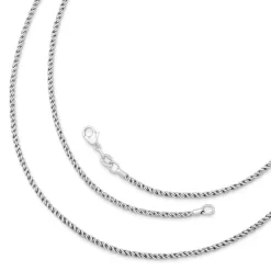 James Avery Artisan Jewelry Necklaces And Chains-Medium Reverse Rope Chain
