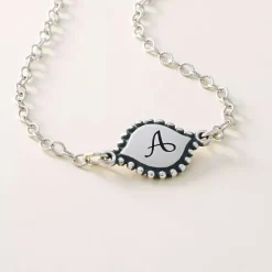 James Avery Artisan Jewelry Necklaces And Chains-Memoir Initial Necklace