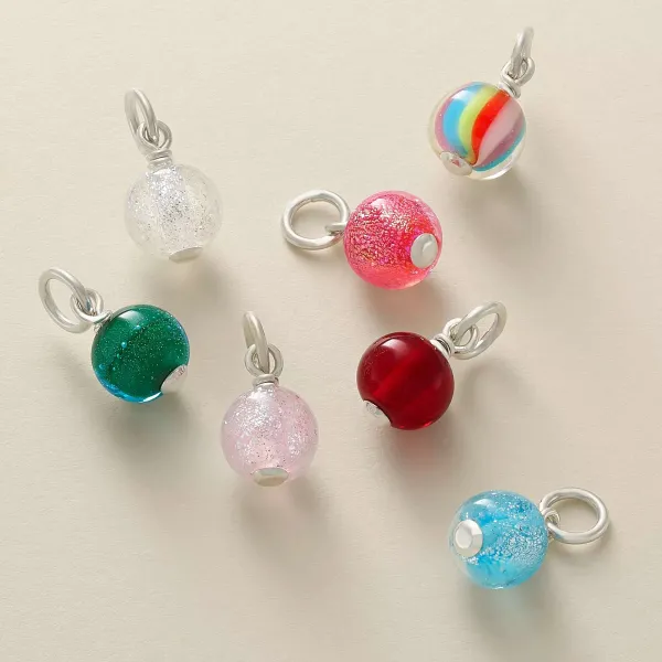 James Avery Artisan Jewelry Charms-Mini Art Glass Bead Charm