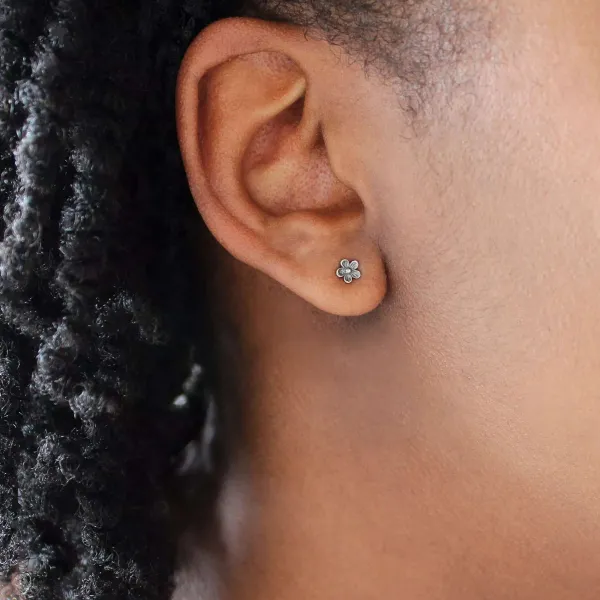 James Avery Artisan Jewelry Earrings-Mini Flower Studs
