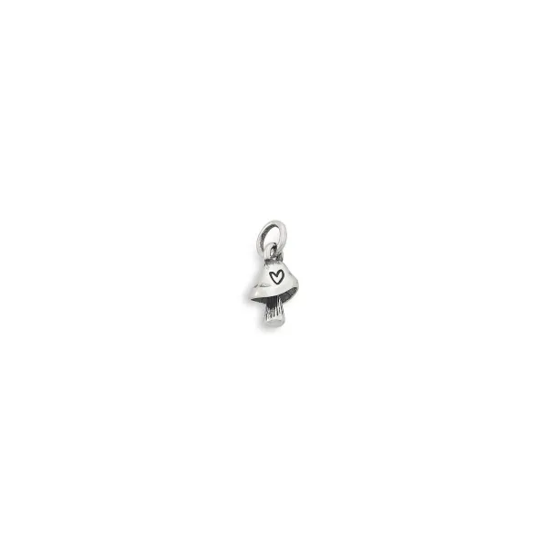 James Avery Artisan Jewelry Charms-Mini Mushroom With Heart Charm