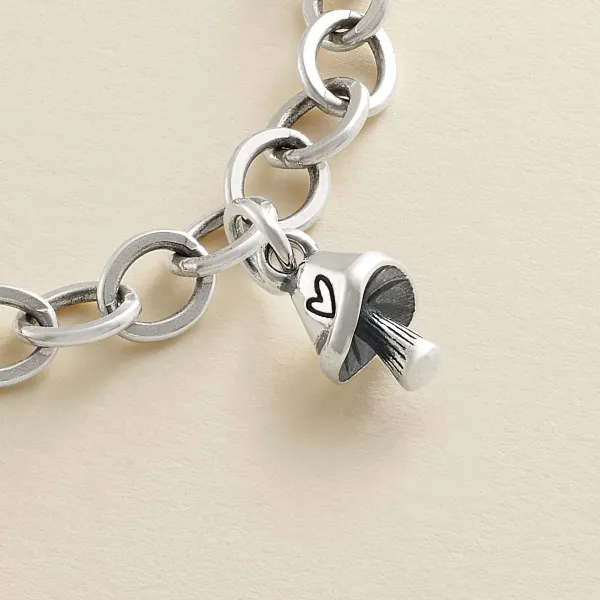 James Avery Artisan Jewelry Charms-Mini Mushroom With Heart Charm