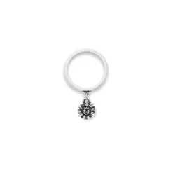 James Avery Artisan Jewelry Rings-Mini Sunflower Charm Dangle Ring