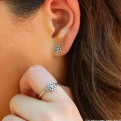 James Avery Artisan Jewelry Earrings-Mini Sunflower Studs