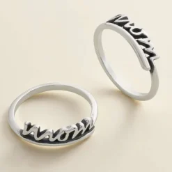 James Avery Artisan Jewelry Rings-Mom Script Ring