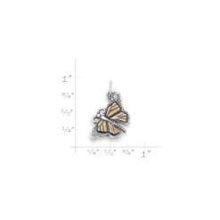 James Avery Artisan Jewelry Charms-Monarch Butterfly Charm