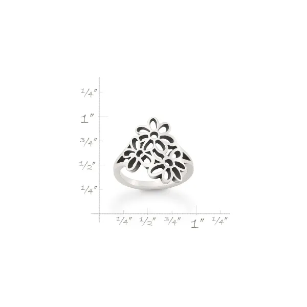 James Avery Artisan Jewelry Rings-Open Floral Ring