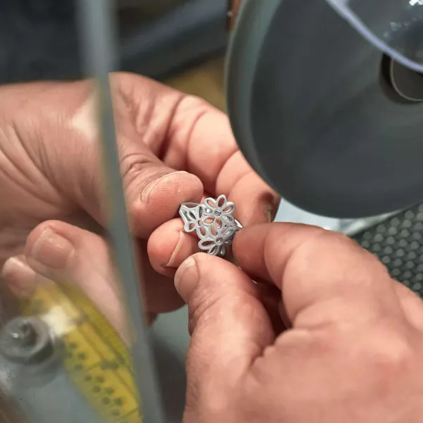 James Avery Artisan Jewelry Rings-Open Floral Ring