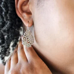James Avery Artisan Jewelry Earrings-Open Sorrento Dangle Earrings