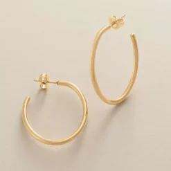 James Avery Artisan Jewelry Earrings-Oval Hoops