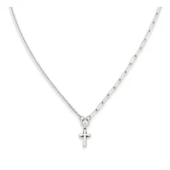 James Avery Artisan Jewelry Necklaces And Chains-Paired Chains Cross Necklace