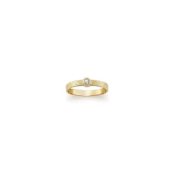 James Avery Artisan Jewelry Rings-Petite Hammered Gemstone Ring