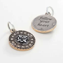 James Avery Artisan Jewelry Men'S Pendants And Charms-Point The Way Charm