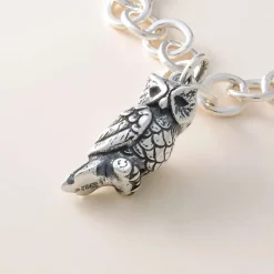 James Avery Artisan Jewelry Charms-Sculpted Owl Charm