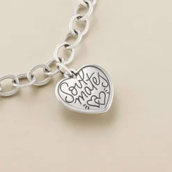 James Avery Artisan Jewelry Charms-Soulmates Heart Charm