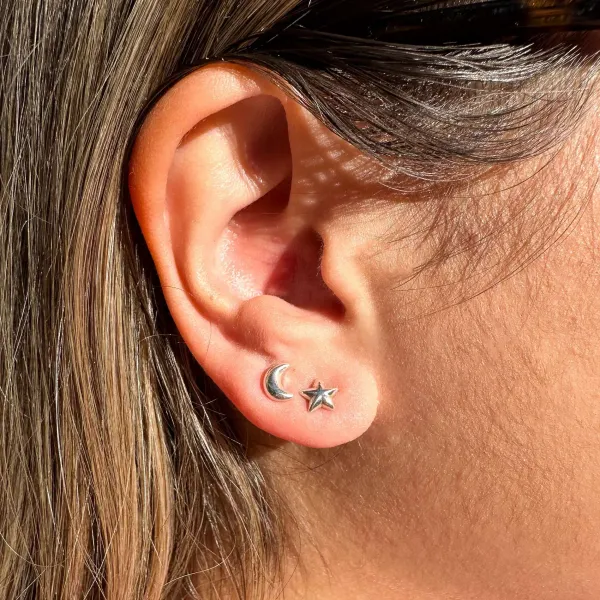 James Avery Artisan Jewelry Earrings-Starry Night Studs