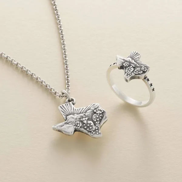 James Avery Artisan Jewelry Rings-Texas Landscape Ring
