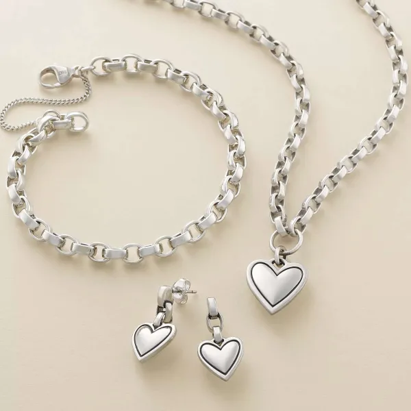 James Avery Artisan Jewelry Earrings-Timeless Heart Drop Earrings
