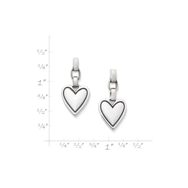 James Avery Artisan Jewelry Earrings-Timeless Heart Drop Earrings