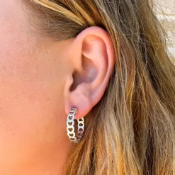 James Avery Artisan Jewelry Earrings-Tiny Hearts Hoops