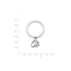 James Avery Artisan Jewelry Rings-Tiny Tiara Charm Dangle Ring