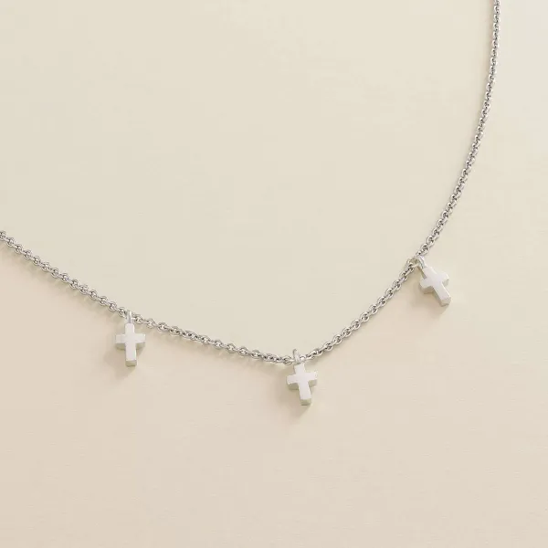 James Avery Artisan Jewelry Necklaces And Chains-Trinity Cross Necklace