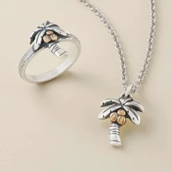 James Avery Artisan Jewelry Charms-Tropical Palm Tree Charm